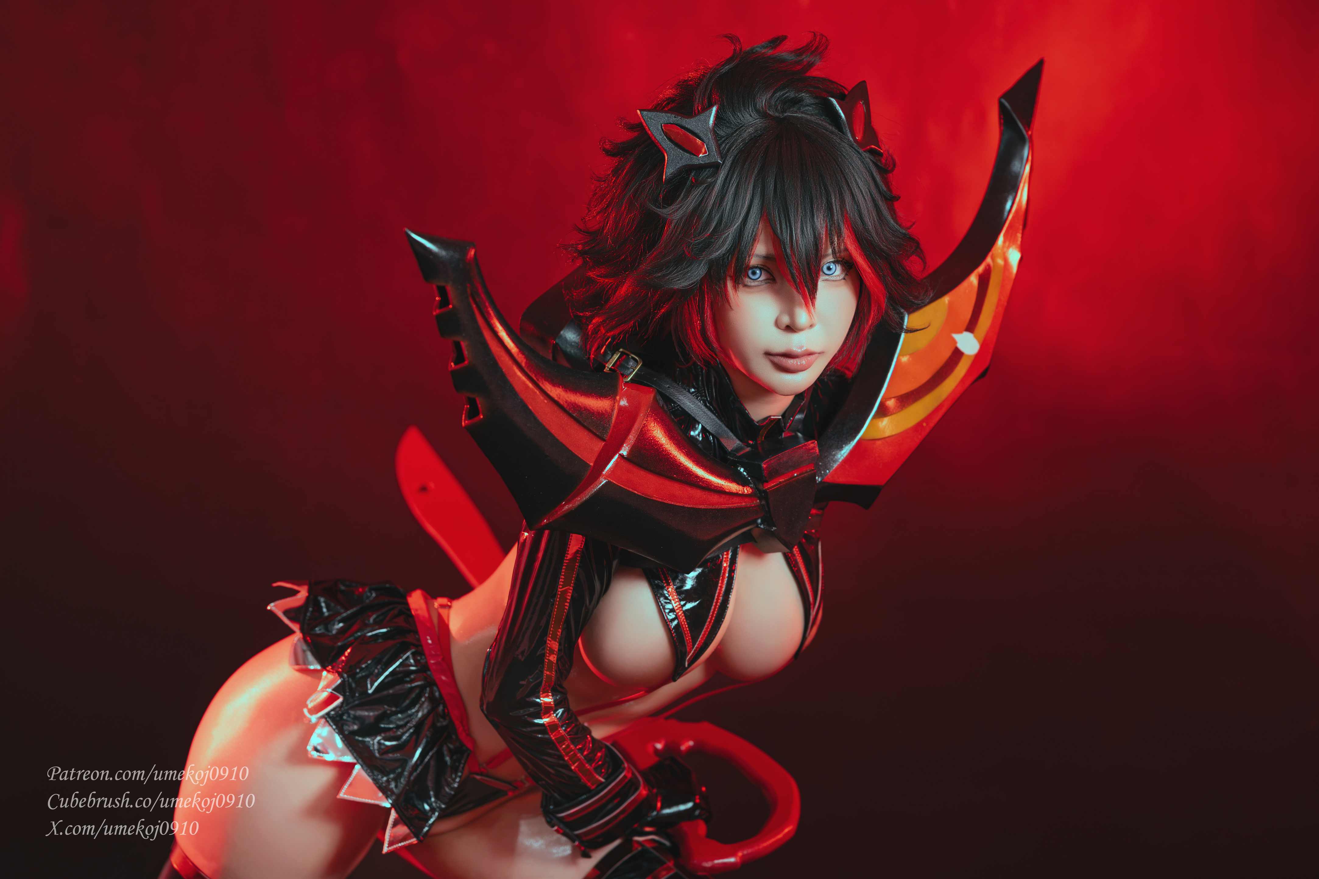 Umeko J – Ryuko Matoi Kamui Senketsu Ver. 「Kill la Kill」 - Umeko J 演绎斩服少女缠流子神衣鲜血,Kill la Kill造型细节深度解析(第3张,共3张)