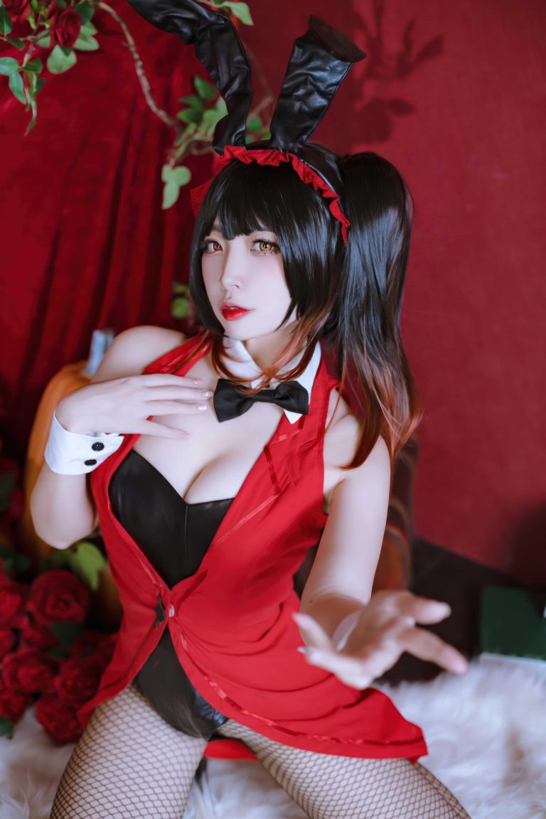 二佐Nisa – NO.228 约会大作战 狂三 兔女郎30P-296MB 图文解析(第2张,共5张)