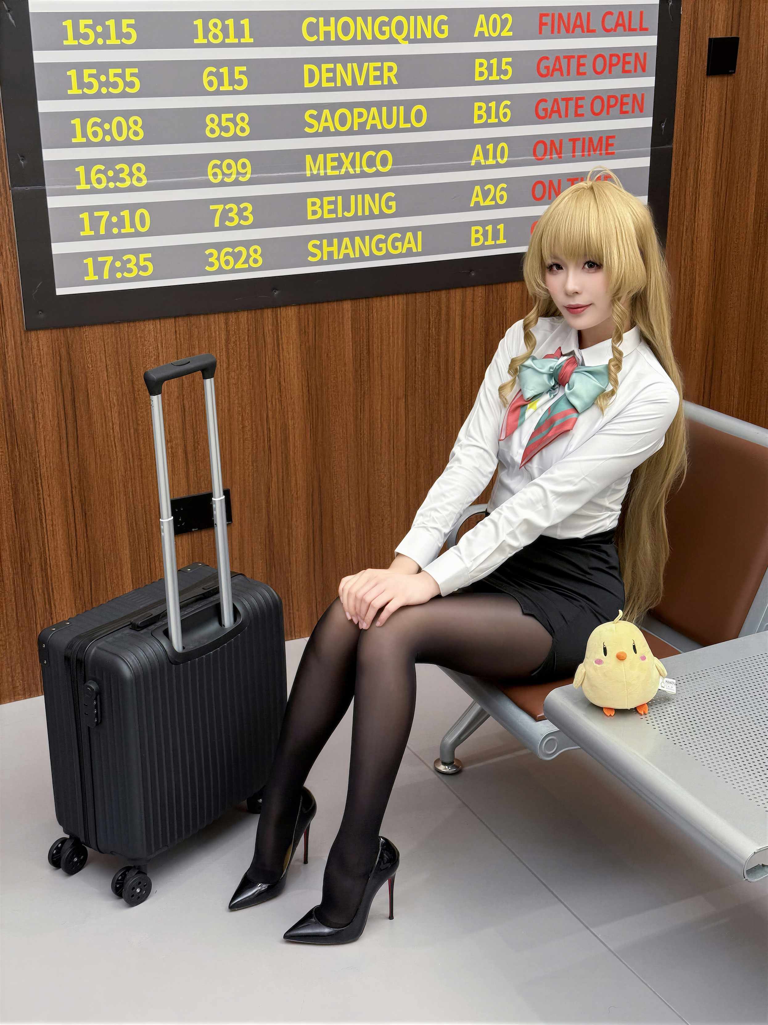 轩萧学姐 碧蓝航线 安德烈亚·安心舒适之旅 - 候机厅场景的主题落地(第4张,共4张)