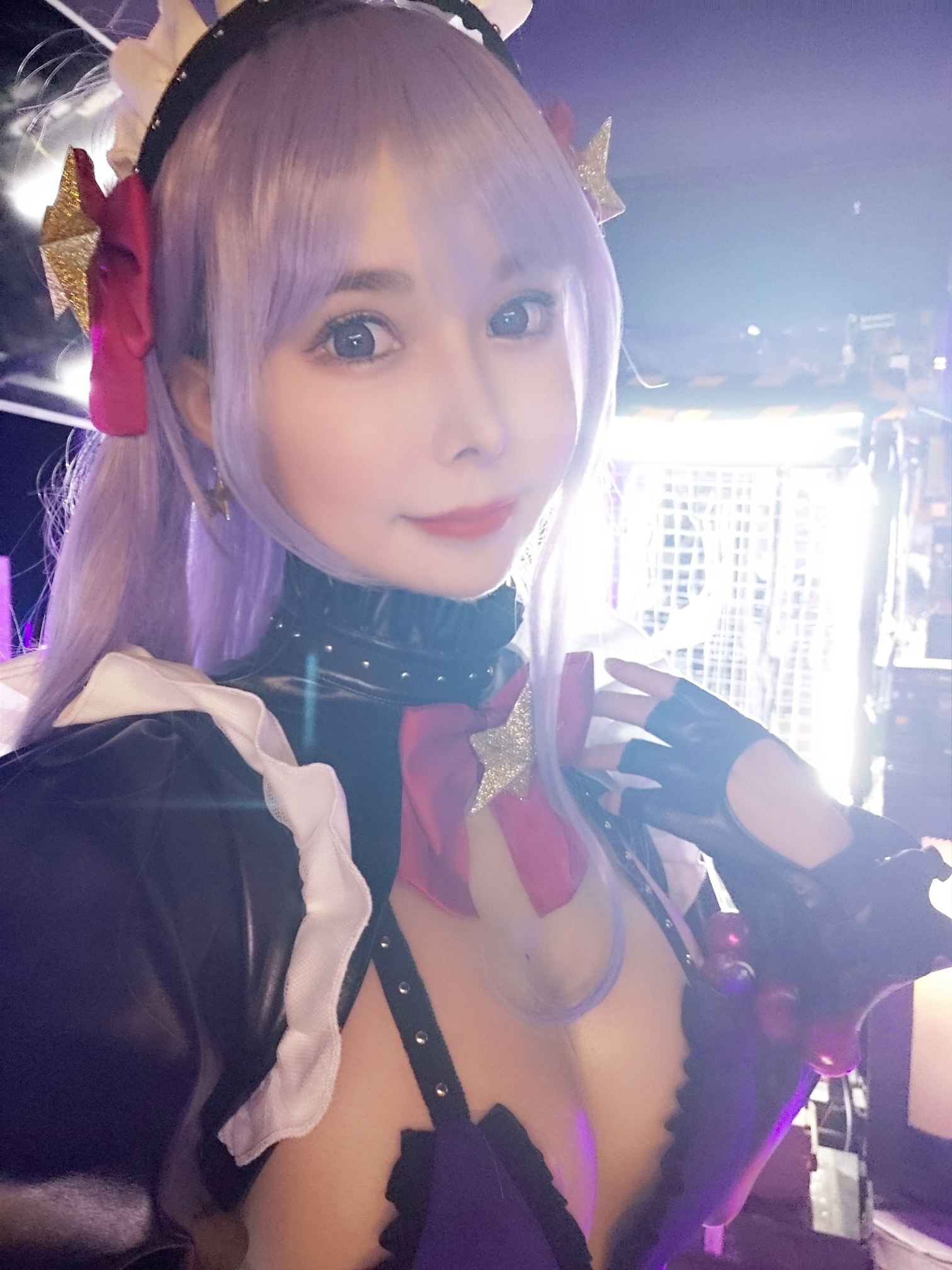 亚马逊鲶鱼:BB同人女仆COS造型,细节还原超有代入感