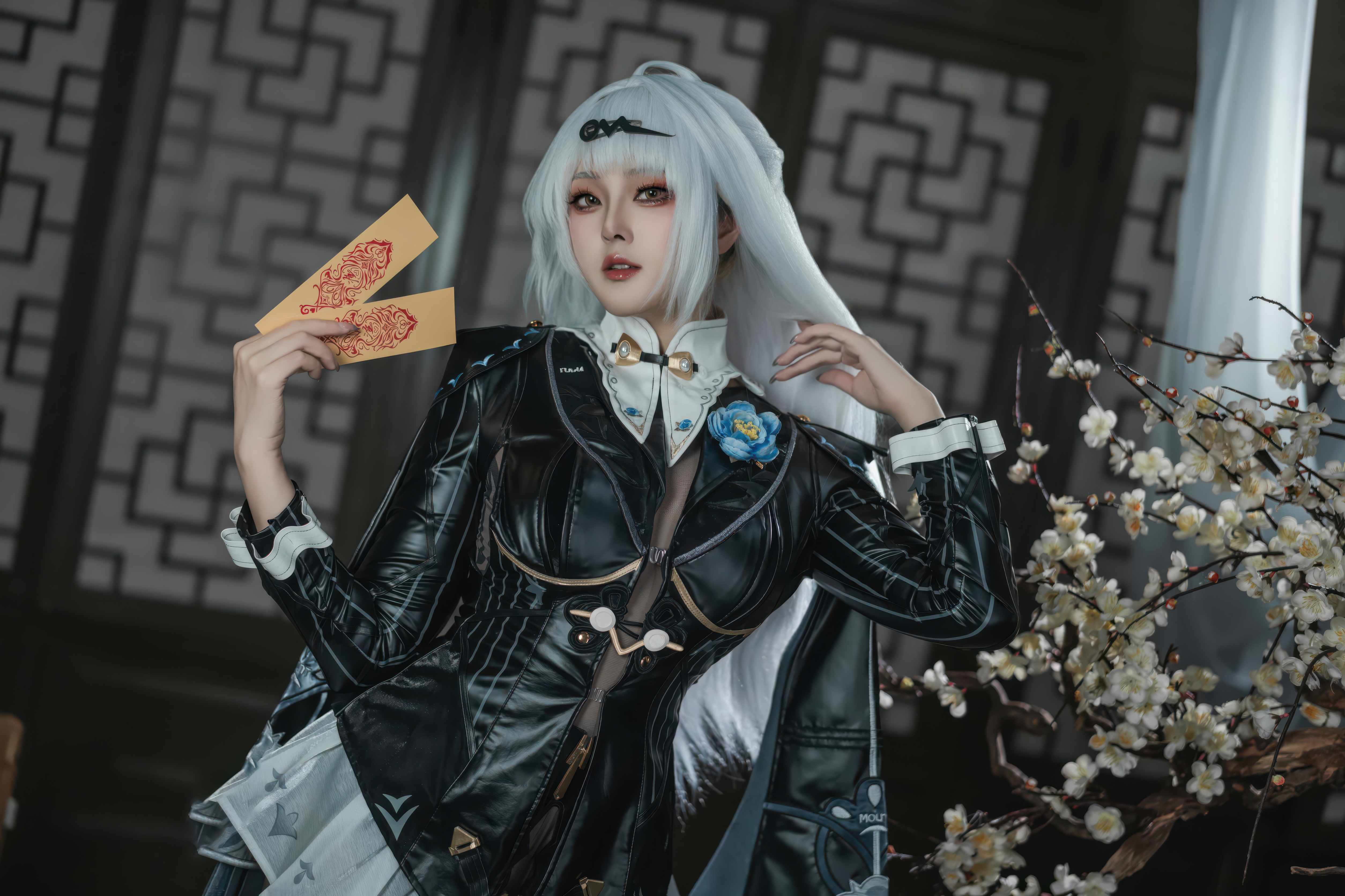 Natsuko夏夏子 – 绝区零仪玄-墨形影踪 - 皮衣缝线的精准还原(第2张,共5张)