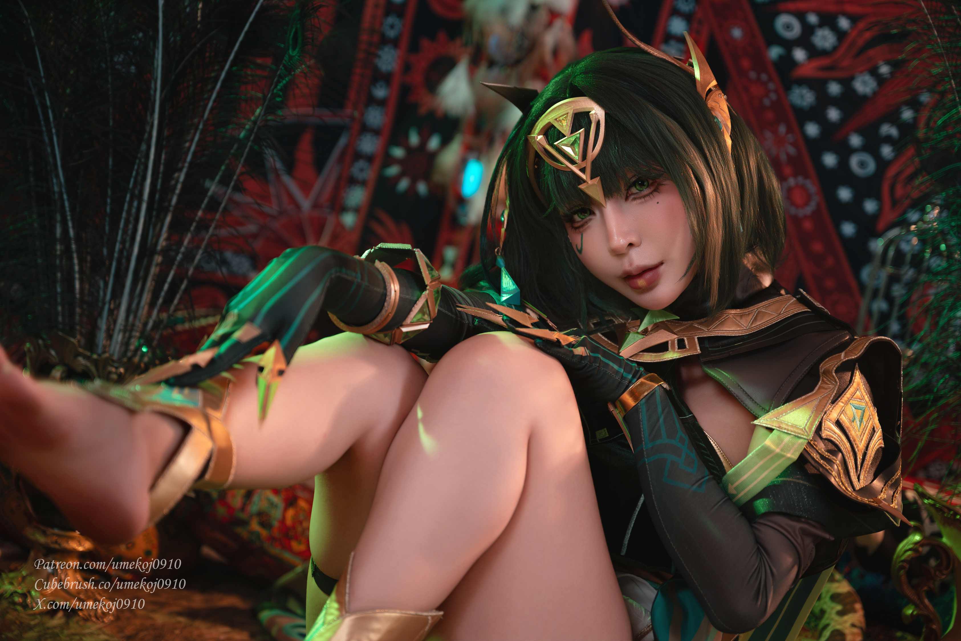 Umeko J – Nefer「Genshin Impact」 - 挂毯边角的纹样全是对应设定做的(第3张,共3张)