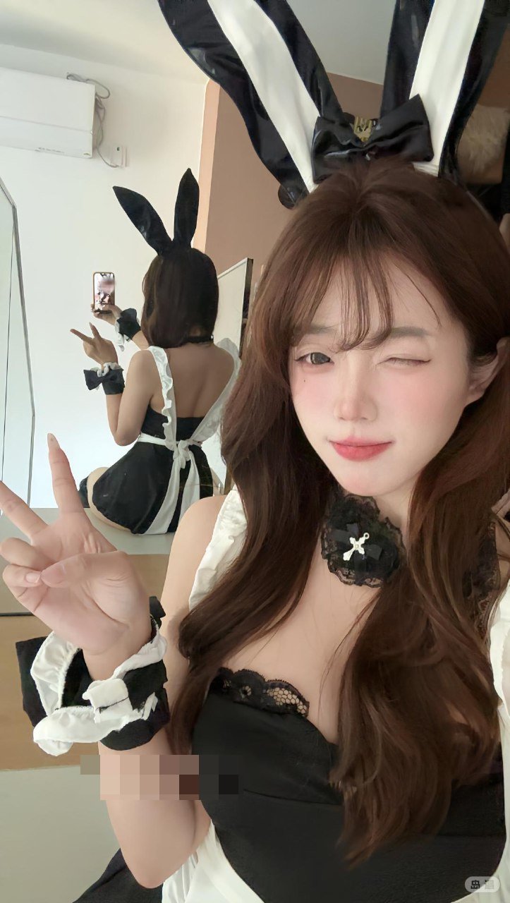抖音 猪猪宝 岛遇 - 黑白兔耳女仆的反差感设计(第2张,共4张)