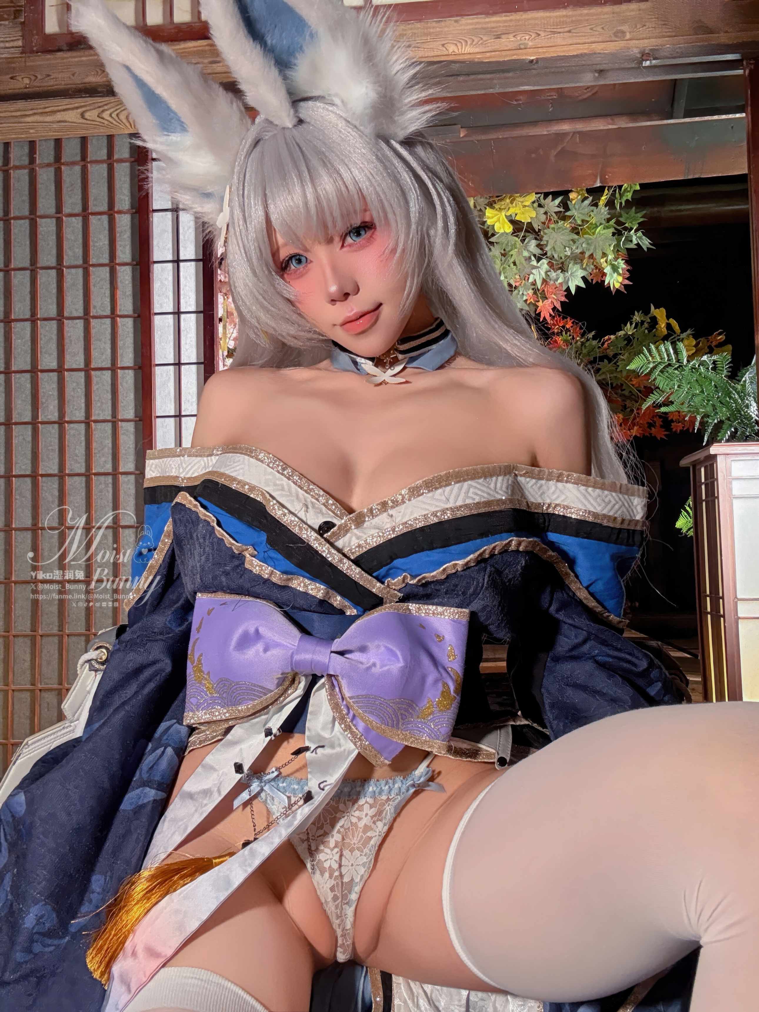 咬一口兔娘2026年3月新作：碧蓝航线信浓cos造型深度赏析