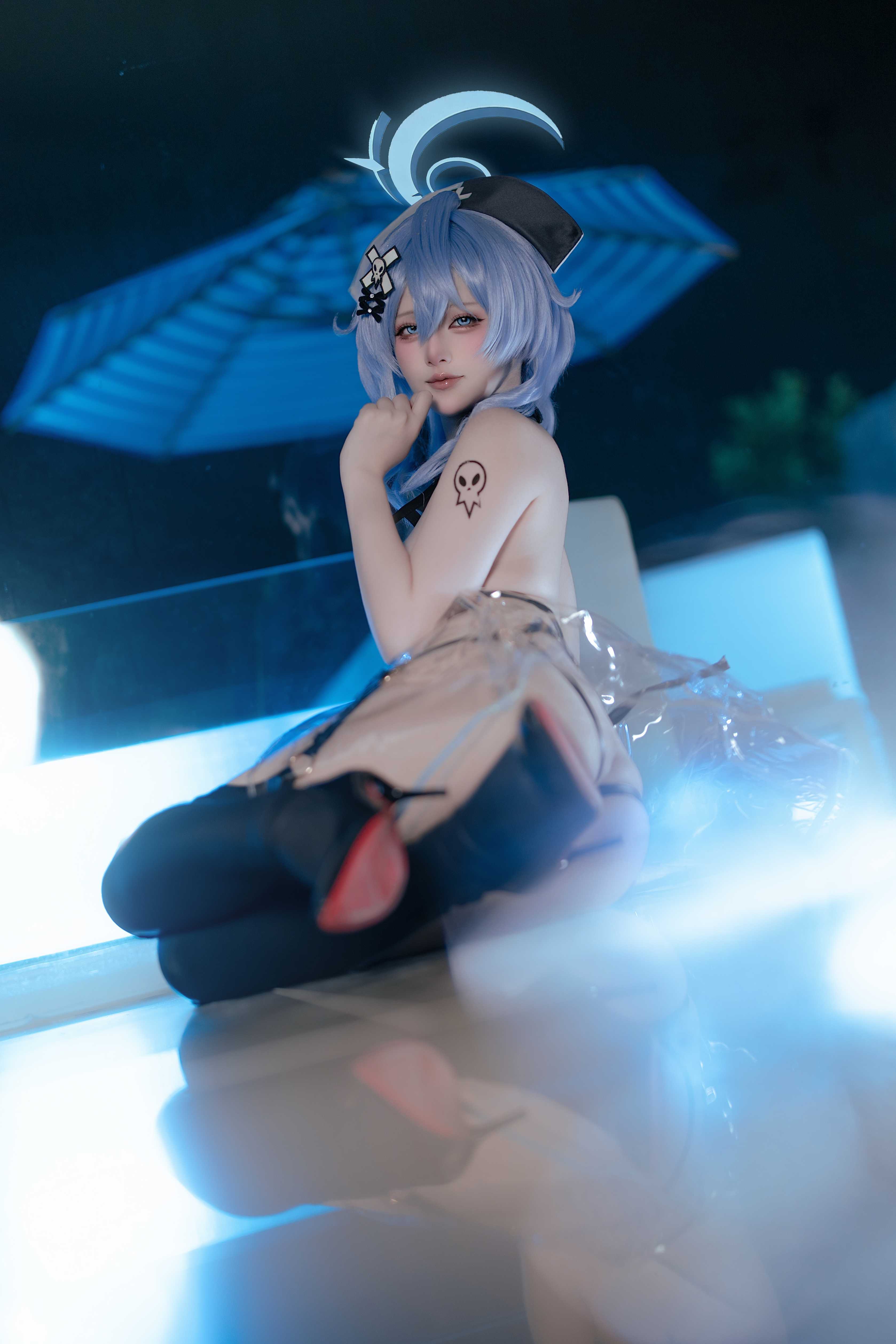 屿鱼 亚子 同人透明护士 - 居家暖光段的服装细节处理(第2张,共3张)