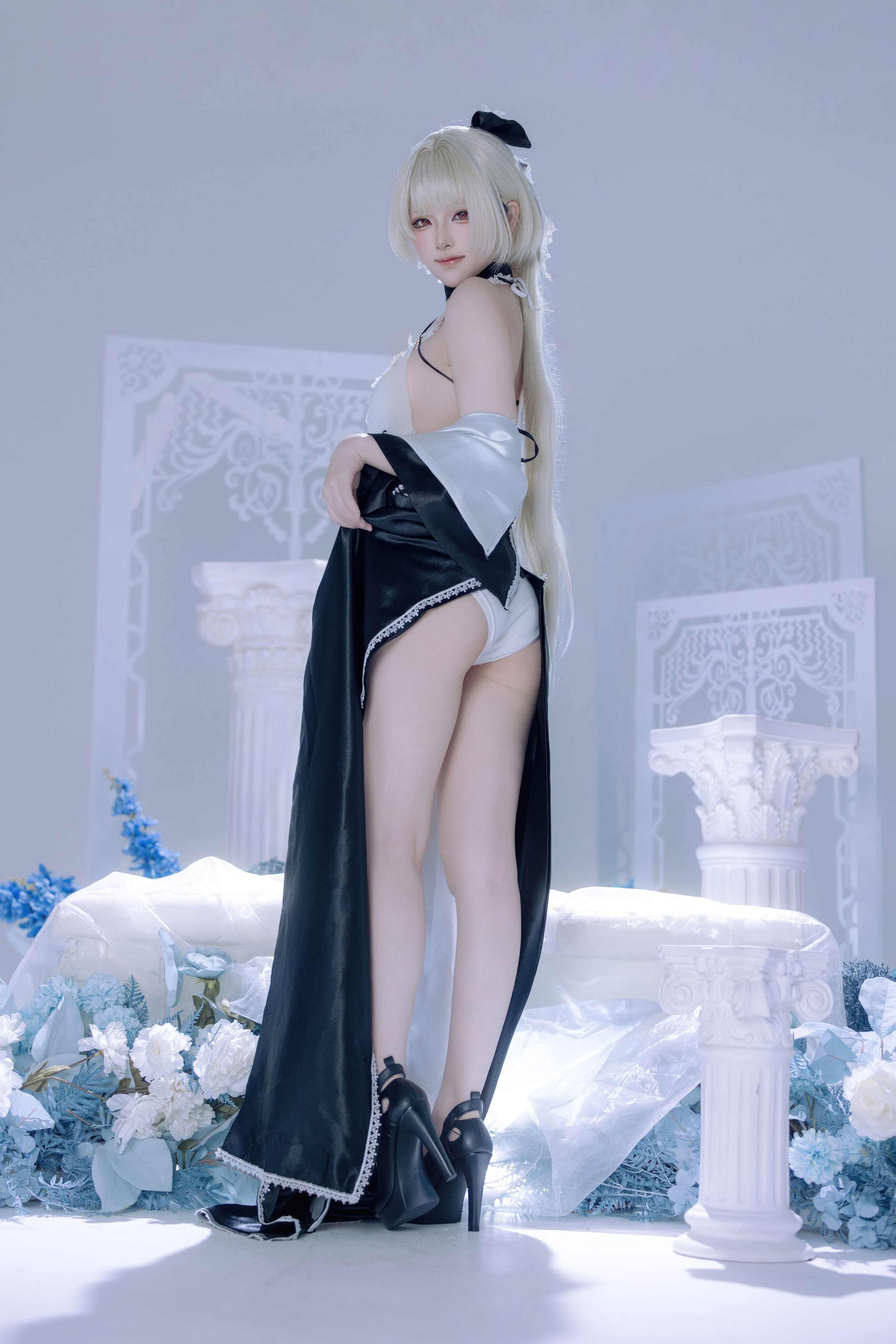 屿鱼 碧蓝航线 可畏同人礼服 COS写真图集(第2张,共4张)