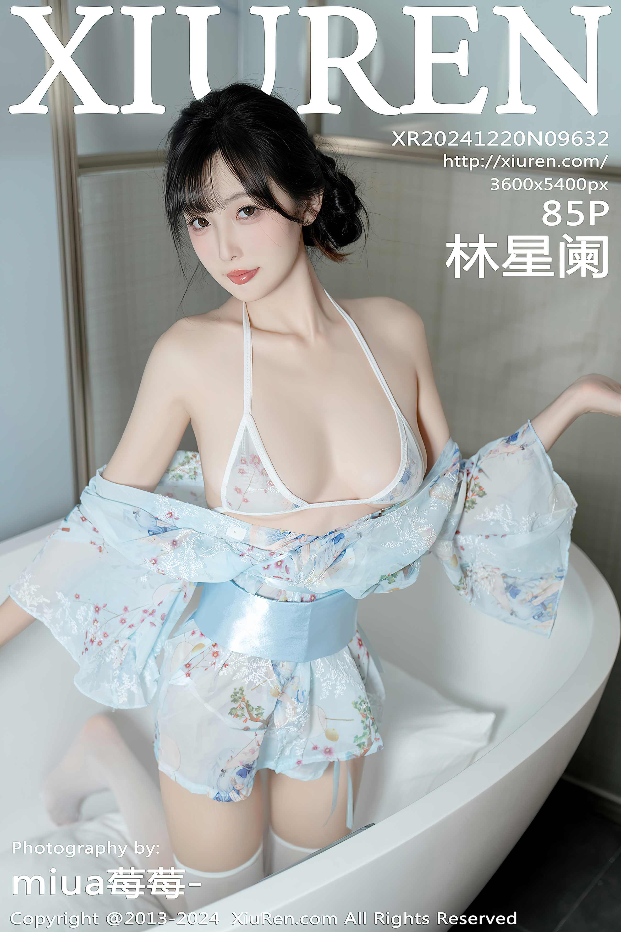 Xiuren秀人网2024.12.20 林星阑85+/ - 低饱和蓝调控光,完全避开了影楼感(第4张,共4张)