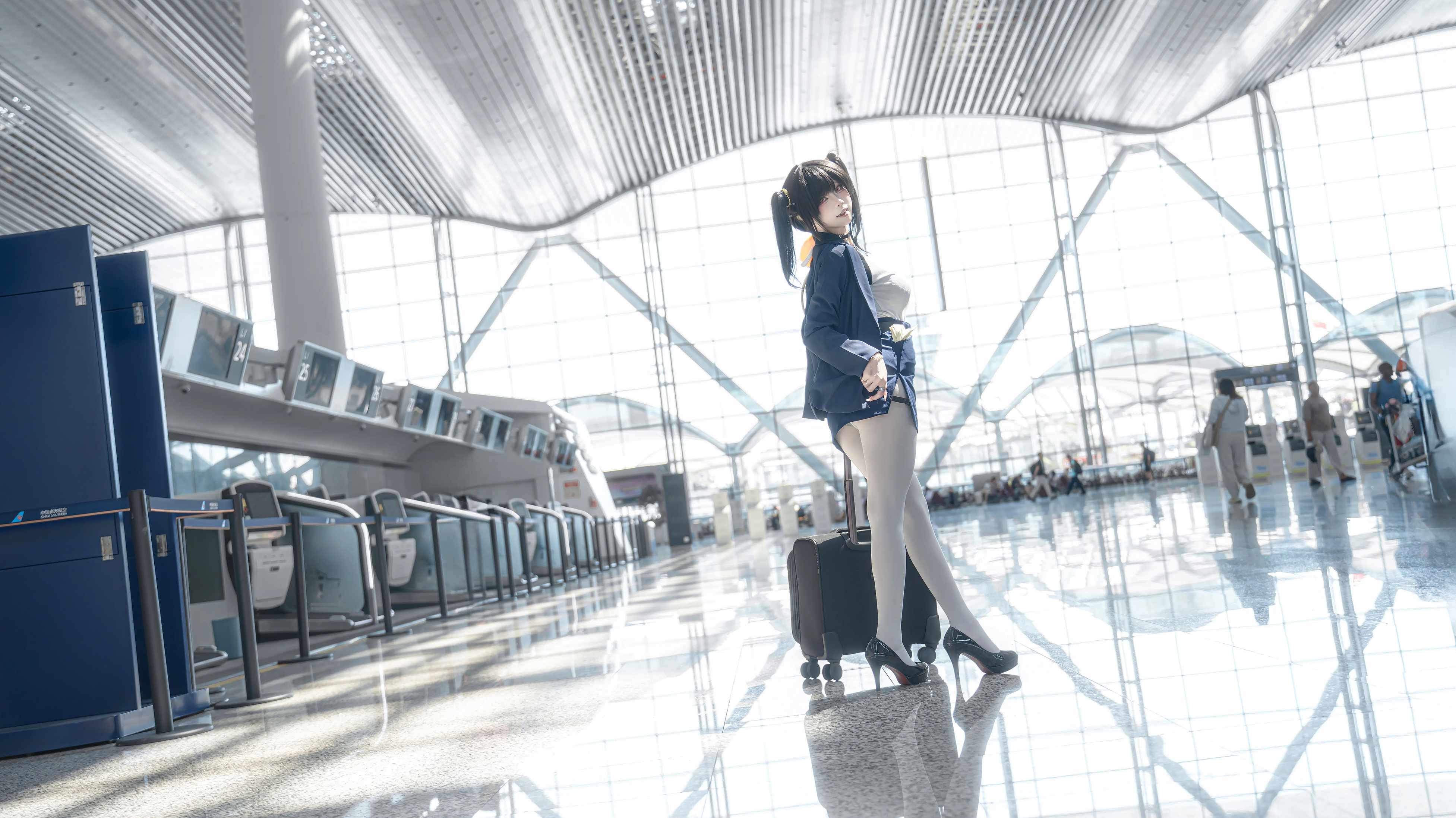 纸悦Etsu_ko Nikke胜利女神 索拉 - 制服细节完全踩中原版设定的点(第3张,共4张)