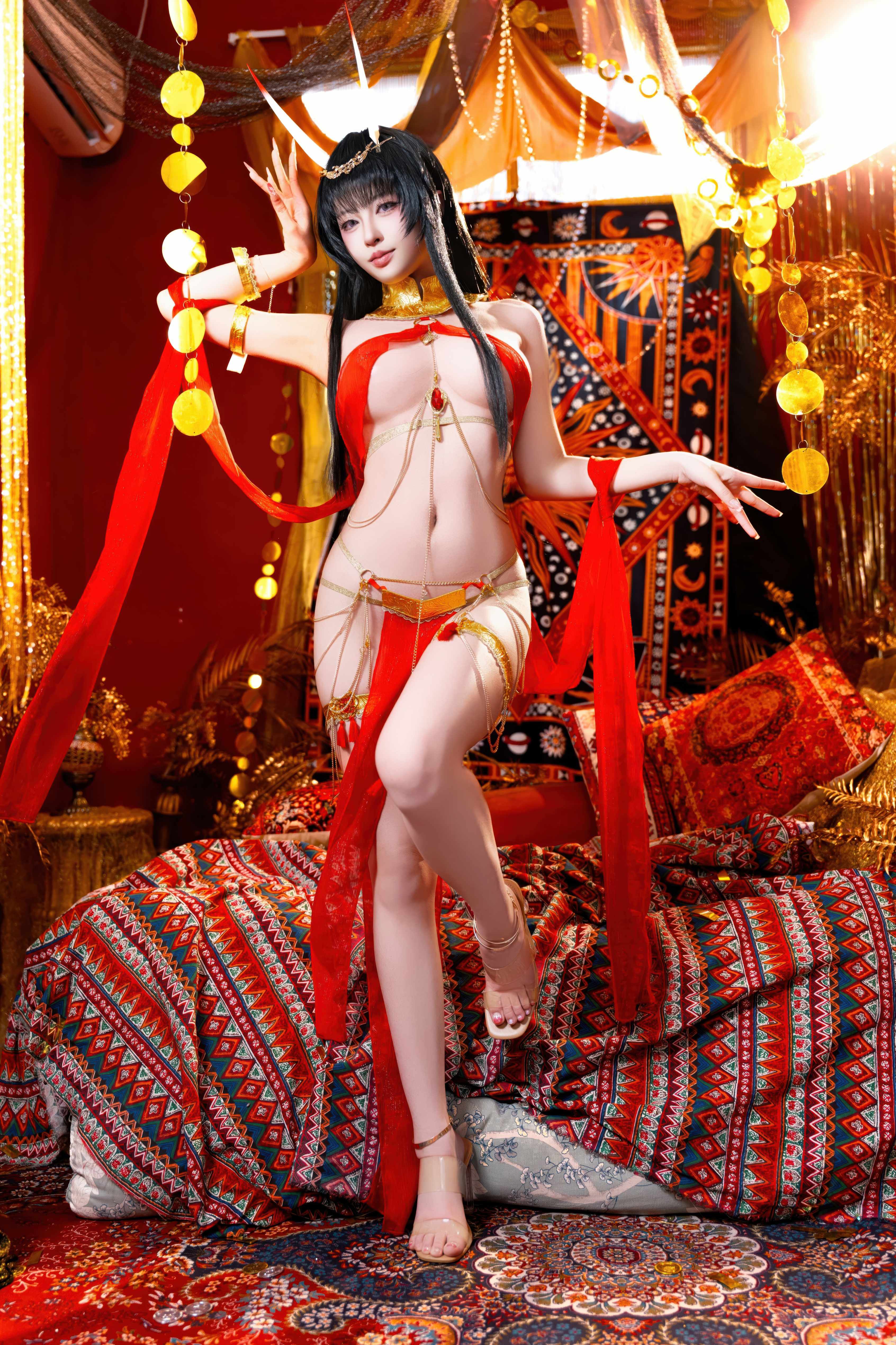 清水由乃 碧蓝航线 能代舞娘 COS写真图集（第3张，共4张）