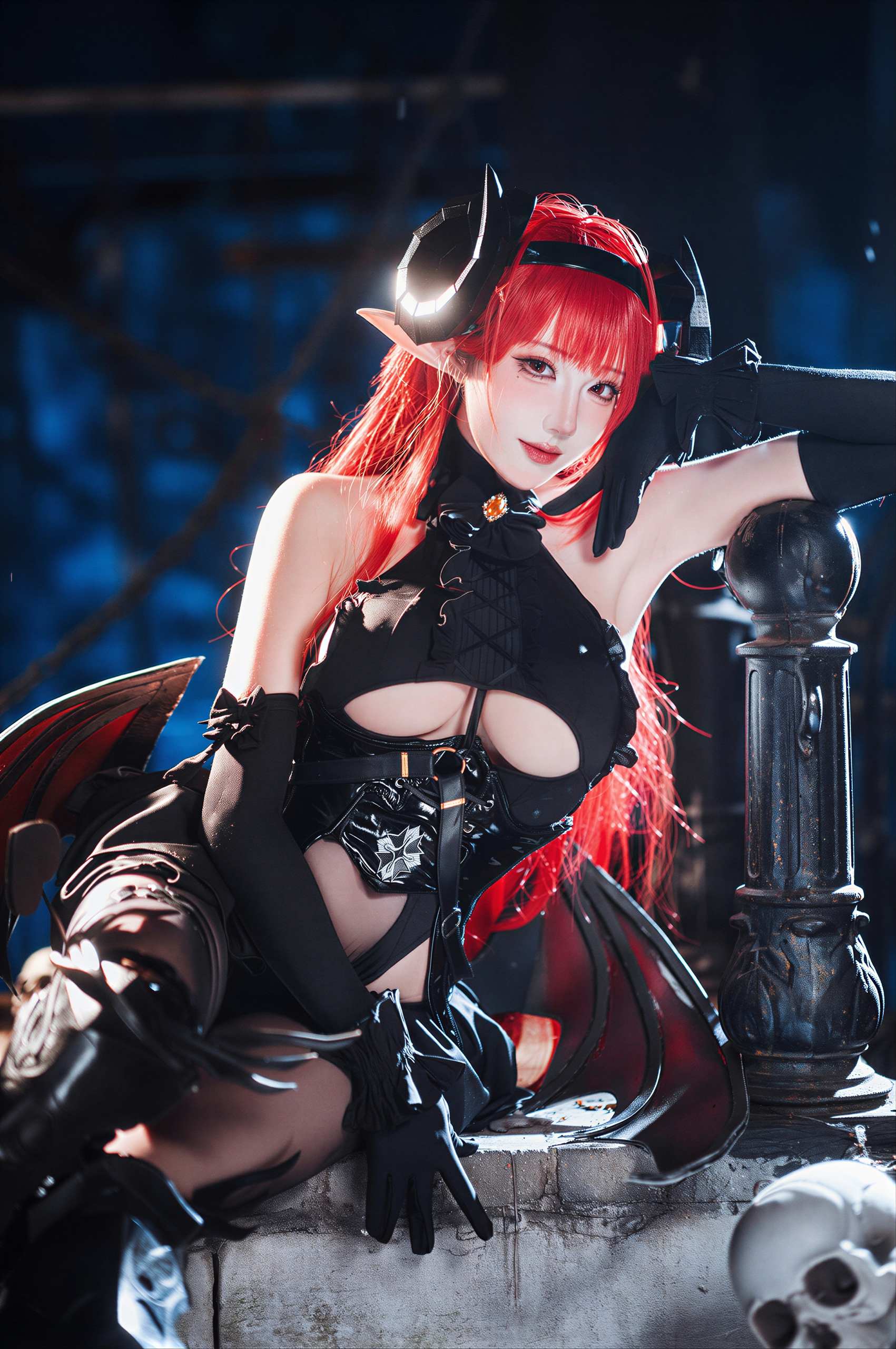 瓜希酱 碧蓝航线 兴登堡 COS写真图集(第1张,共3张)
